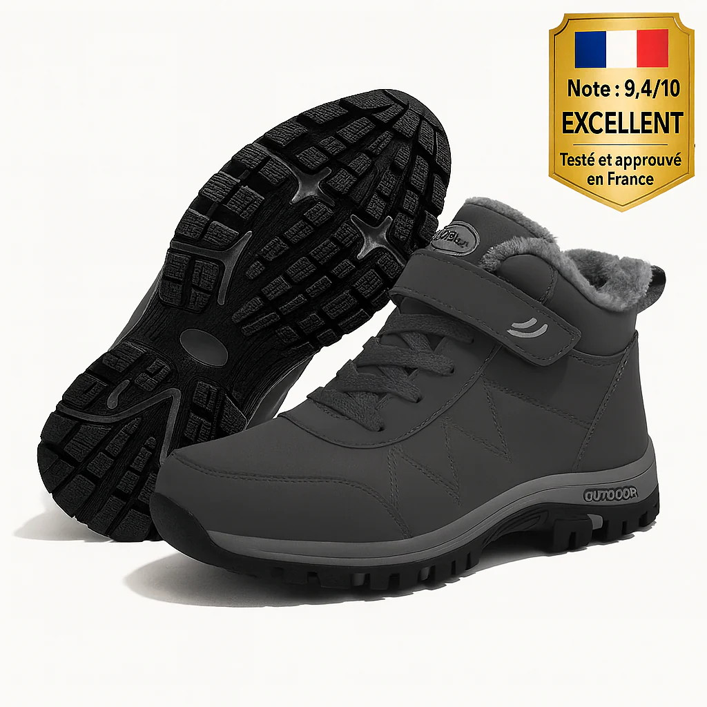 Botte ergonomique à scratch avec espace généreux pour les orteils et le talon -OrthoMotion - Image 2