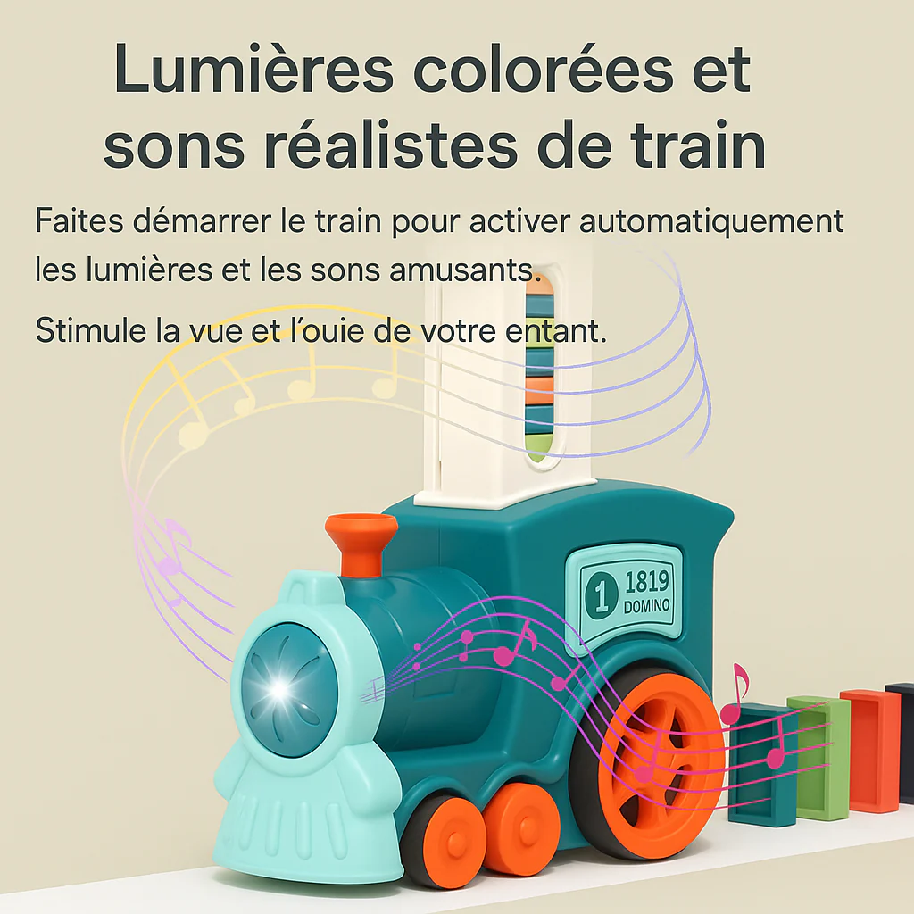 EchoTrain™ - Le Train Domino Qui Réveille la Créativité et l'Imagination - Image 3
