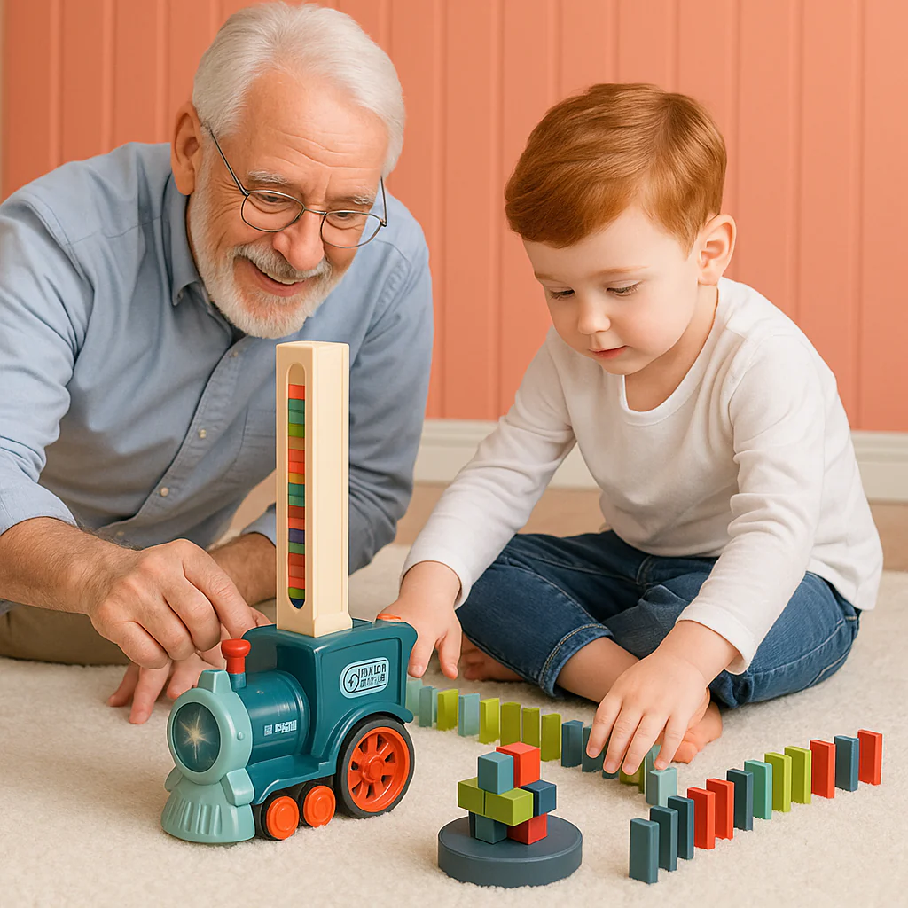 EchoTrain™ - Le Train Domino Qui Réveille la Créativité et l'Imagination - Image 4