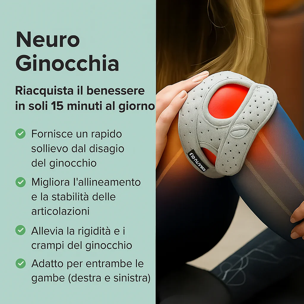 Ginocchiera rotulea NeuroGinocchia — Riallinea l'articolazione del ginocchio durante i movimenti - Image 7