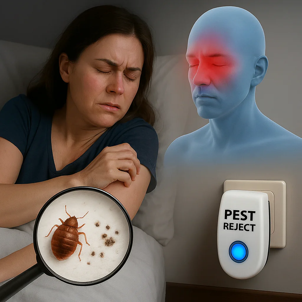 Pest Reject | Ultrasons contre les acariens, les puces, les punaises de lit, les mites et les moustiques - Image 5