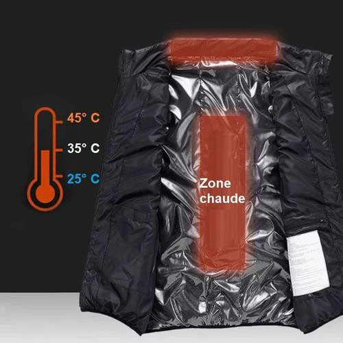 ARME SECRÈTE RÉVOLUTIONNAIRE CONTRE LE FROID – Gilet Chauffant Unisexe Thermis - Image 9
